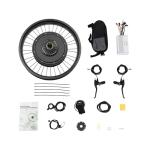 LKSNBDR 1000W 48V Rear Wheel Conversion Kit, 20" Electric Bicycle Hub Motor Kit w/LCD Display, Rear Hub Motor Wheel Kit, Snow Bike Electric Bicycle Fat Snow Tire Motor Kit for Snowmobile