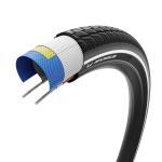 Michelin City Touring Road Tire 27.5x2.20-inch, Wire Bead, Clincher Tire with MAGI-X Compound, City Shield Puncture Protection, Versatile Gravel and Asphalt Performance, E-Bike Compatible, Durable Rei