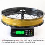 20" Fat Bicycle Front Wheel - 4.0" Tire, Aluminum Alloy, Quick Release 9x135mm 36H Hub, 6 Bolts Disc Brake for E-Bike, Snow and Beach Bikes