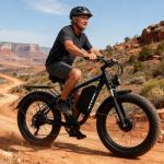7000W Peak Dual-Motor-Ebike for Adults with 52V 34AH(1768Wh) Battery, 45MPH Fast E-Bike 100 Miles, 24" Fat Tire Electric Bike for Adults, Full Suspension Electric Bicycle Snow Off-Road (Black)
