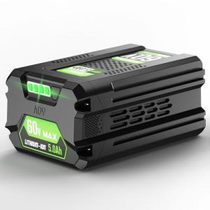 XAVITO Replacement for Greenworks 60V Battery 5.0Ah, New Upgraded 5X Longer Runtime, Compatible with Greenworks 60V Cordless Power Tool, for 60V Battery LB60A02 LB60A03 LB602 LB6025