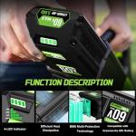 XAVITO Replacement for Greenworks 60V Battery 5.0Ah, New Upgraded 5X Longer Runtime, Compatible with Greenworks 60V Cordless Power Tool, for 60V Battery LB60A02 LB60A03 LB602 LB6025