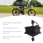 Sorandy 48V 500W Electric Scooter Hub Motor, Front Drive Scooter Wheel Motor Brushless Geared Hub Motor Waterproof Ebike Conversion Kit Rear Wheel Hub Motor for Mountain