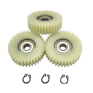 Rqhddpeij E Bike Motor Gear 47.5x13.5mm Planetary Gear 36 Teeth Gears with 8mm Bearings Wheel Hubs Electric Bike Nylon Gear Compatible with Bafang Motor E-Bike Parts