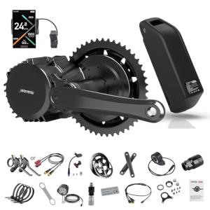 BAFANG 52V 1000W Mid Drive Kit - BBS-HD CAN Bus Motor Electric Bike Conversion Kit with DPC010 Display & 52V 20Ah Battery,Ebike Conversion Kit with 46T Chainwheel for Mountain Bike Road Bicycle