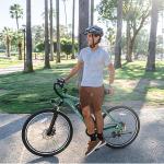 Jasion EB5 Electric Bike for Adults with Peak 500W Brushless Motor, 40Miles 20MPH Commuting Electric Mountain Bike with 360Wh Removable Battery, 7-Speed, 26" Tires and Front Fork Suspension