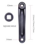 PROWHEEL Universal Bike Left Crank Arm,152mm/170mm/175mm Left Crank Arm,Crank Arm Left Available in Square Hole for City Bike,Folding Bike,MTB,Ebike,Road Bike,Exercise Bike (Square Hole, 170mm)