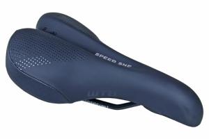 WTB Speed She Bike Seat (Saddle) Wide - Comfortable Thick Padding - Shock-Absorbing Base - Mountain, Urban & E-Bikes (Steel Rail)