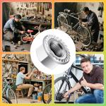 ZukoCert 24-Pack Universal Bike Axle Nut & Washer Kit – M8/M9.5/M10 Replacement Set for Mountain, Road & E-Bikes