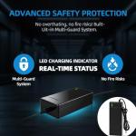 SGS Certified 54.6V Electric Bike Power Adapter for 48V Electric Scooter Ebike Lithium Battery, Six-in-one Plug, Compatible with Ecotric City/Beach, Lectric XP 2.0/3.0, Evercross H5/H7