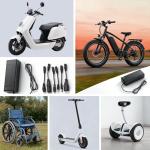 SGS Certified 54.6V Electric Bike Power Adapter for 48V Electric Scooter Ebike Lithium Battery, Six-in-one Plug, Compatible with Ecotric City/Beach, Lectric XP 2.0/3.0, Evercross H5/H7