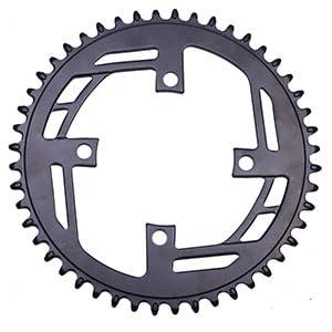 PROWHEEL 32T/34T/36T/38T/40T/42T/44T/46T/48T Chainring 104BCD Round Narrow Wide Single Bike Chainring for 9/10/11/12-Speed,MTB,e-Bike,Electric Bicycle,Road Bike,City Bike,Folding Bike,BMX