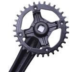 PROWHEEL 32T/34T/36T/38T/40T/42T/44T/46T/48T Chainring 104BCD Round Narrow Wide Single Bike Chainring for 9/10/11/12-Speed,MTB,e-Bike,Electric Bicycle,Road Bike,City Bike,Folding Bike,BMX