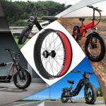 BUCKLOS 20 x 4.0 Inch Fat Tire Bike Wheel Front Mountain Bicycle Rim 135mm Hub 9mm Quick Release Wheelset Aluminum Alloy Disc Brake 36 14G Spoke for MTB Ebike Beach Snow Cruiser