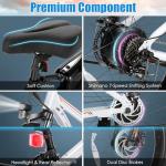 GOCIO 26" Fat Tire Electric Bike for Adults - 48V 750W Powerful Motor, 40 Miles Range, Dual Suspension, All-Terrain E-Bike