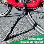 RBRL Bike Kickstand, Stable Durable Aluminum Alloy Bicycle Kickstand, Suitable for 24-29 Inch Mountain Bikes, Trekking, City & E-Bikes, Heavy Duty Load 100lbs, Adjustable Length Bike Stand