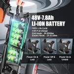 ANCHEER Electric Bike for Adults, 26'' Peak 750W Motor Low Frame Electric City Bike with 48V/374Wh Battery, Up to 50Miles Step Through Commuter Ebike/Electric Bicycle with Basket, LCD Display