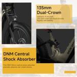 MOKWHEEL Electric Bike for Adults Compatible with Inverter, 1300W Electric Mountain Bike, 48V 19.6AH ElectricBike, 26"x 4" Fat Tire Ebike, SHM 10-Speed Torque Sensor Ebike with 80 Miles Onyx ST Green