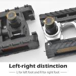 Folding Bicycle Bike Pedals for Ebike with Reflective Strips Wide Flat Pedals,Aluminum Urban Cycling Pedals