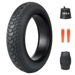 ZUKKA 16 x 3.0 E-Bike Tire Fat Tire High Performance Replacement Folding Tire High-Density Bike Tires for E Bikes Electric Scooters