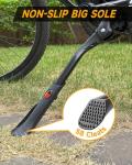 Wakano Bike Kickstand 24-29 inches, Heavy Duty Bike Kickstand for Adult Bike, Center Mount, Extra Large Base with Cleats, Robust Bicycle Stand for Mountain Bikes, City Bikes and Commuter Bikes