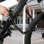 Folding Bike Lock - Folding Locks with 2Keys Heavy Duty Anti Theft Alloy Steel with Mounting Bracket 2pc Straps Bicycle Locks for Bicycles E-Bikes Scooter Mountain Bikes (30 in)