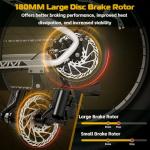 Vivi ACE07 Electric Bike for Adults, 26" x 4.0 Fat Tire Ebike, 1500W Peak Motor Electric Bike, 25MPH Ebikes for Adults with 48V 720WH Removable Battery, 7 Speed, SGS Certified to UL2849