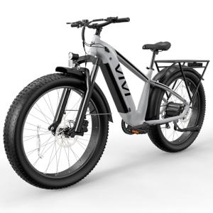 Vivi ACE01 Electric Bike for Adults,26" x 4.0 Fat Tire Ebike,1500W Peak Motor Torque Sensor Electric Mountain Bike,25MPH Electric Bicycle with 48V 15AH Battery,Hydraulic Brake,SGS Certified to UL2849