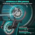 Vivi ACE01 Electric Bike for Adults,26" x 4.0 Fat Tire Ebike,1500W Peak Motor Torque Sensor Electric Mountain Bike,25MPH Electric Bicycle with 48V 15AH Battery,Hydraulic Brake,SGS Certified to UL2849