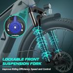 Vivi ACE01 Electric Bike for Adults,26" x 4.0 Fat Tire Ebike,1500W Peak Motor Torque Sensor Electric Mountain Bike,25MPH Electric Bicycle with 48V 15AH Battery,Hydraulic Brake,SGS Certified to UL2849