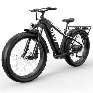 Vivi ACE01 Electric Bike for Adults,26" x 4.0 Fat Tire Ebike,1500W Peak Motor Torque Sensor Electric Mountain Bike,25MPH Electric Bicycle with 48V 15AH Battery,Hydraulic Brake,SGS Certified to UL2849