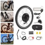26 Inch 48V 1000W Rear Wheel Electric Bicycle Conversion Kit, Electric Bike Rear Wheel Hub Motor, Rears Wheel Electric Bicycle Motor Kit