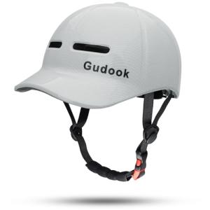 Gudook Adult Bike Helmets for Men - Women Bicycle Helmet - Certified Comfort Lightweight Adjustable Baseball Cap Style Cycling Helmet for Urban Commuter Road Biking Scooter