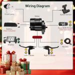 BAFANG 48V 750W UART Version Mid Drive Kits with C18 Display, BBS01B BBS02B BBSHD for 68mm Bottom Bracket