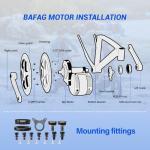 BAFANG 48V 750W UART Version Mid Drive Kits with C18 Display, BBS01B BBS02B BBSHD for 68mm Bottom Bracket