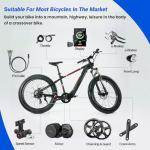 BAFANG 48V 750W UART Version Mid Drive Kits with C18 Display, BBS01B BBS02B BBSHD for 68mm Bottom Bracket