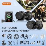 BAFANG 48V 750W UART Version Mid Drive Kits with C18 Display, BBS01B BBS02B BBSHD for 68mm Bottom Bracket