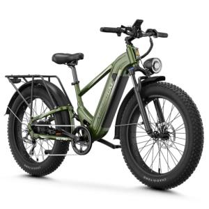 LEONX M2 Pro Electric Bike for Adults,1800W Peak Motor Electric Bike, 26'' x 4.0'' Fat Tire Ebike with 48V 17.5AH Battery, 36MPH 85Miles Long Range Electric Mountain Bike, Up to 110 Nm, 7 Speed