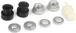 1 Set E-Bike Hub Motor Axle E-Bike Hub Motor Axle M12 Front Lock Nut/Lock Washer/Nut Cover with 12mm Shaft Hubs Wheel Accessories
