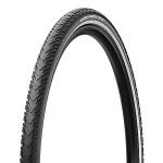 Michelin Protek Cross Front or Rear City Bike Tire for Off-Road Terrain, Tube Type Sealing, Black Sidewall, 700 x 35C