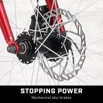 Mongoose Dolomite Fat Tire Mountain Bike, For Men and Women, 26 Inch Wheels, 4 Inch Wide Knobby Tires, 7-Speed, Adult Steel Frame, Front and Rear Brakes, Red