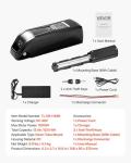VEVOR Ebike Battery, 48V 13Ah Electric Bike Lithium Battery Pack with BMS, 3A Charger and Lock for 1000W E-Bike Motor, Detachable Electric Bicycle Replacement Kit with Indicator & Discharge Socket
