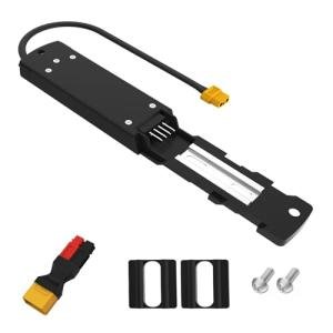 YASCO Ebike Battery Base Bottom Holder for Hailong Electric Bike Battery Mounting Plate Bracket with Connector (Hailong 4 pins)