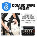 Kryptonite Keeper 585 Folding Combo Bike Lock, Compact High Security Anti-Theft Foldable Bicycle Lock with 4-Digit Resettable Combination and Mount for E-Bikes Scooter Road Mountain Bikes, 85cm(33 in)