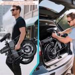 Folding Electric Bike for Adults, 14" Ebike 500W Peak Motor, 23MPH | 35Miles PAS Range | 48V12Ah Removable Battery | Commuter Foldable Electric Bicycles | UL 2849 Certified | Pedal Assist