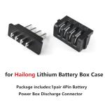 ZLiT Battery Power Box Discharge Connector 4 Pins Male or Female Fit for Hailong Parts Plug
