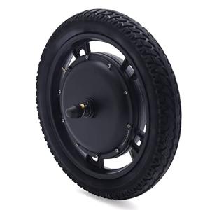 16" Electric Motorcycle Front Wheel, 48V 1000W High-Speed Brushless Motor, Maximum Speed Up to 26 Miles Per Hour Suitable for Regular Highways, Country Roads, Wet Surfaces, and More