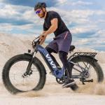 Vivi ACE07 Electric Bike for Adults, 26" x 4.0 Fat Tire Ebike, 1500W Peak Motor Electric Bike, 25MPH Ebikes for Adults with 48V 720WH Removable Battery, 7 Speed, SGS Certified to UL2849