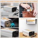 PacPow 54.6V 2A Charger for 48V Lithium-ion Battery ebike Charger Electric Bike Charger Electric Scooter Charger Hoverboard Charger Replacement Charger with 6 Connectors