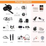 BAFANG Mid Drive Kit 500W 750W 1000W BBS02B BBSHD Electric Bike Conversion Kit 48V13AH/20AH 52V20AH Ebike Conversion Kit for Mountain Bike Road Bike with Battery and Display(Optional)